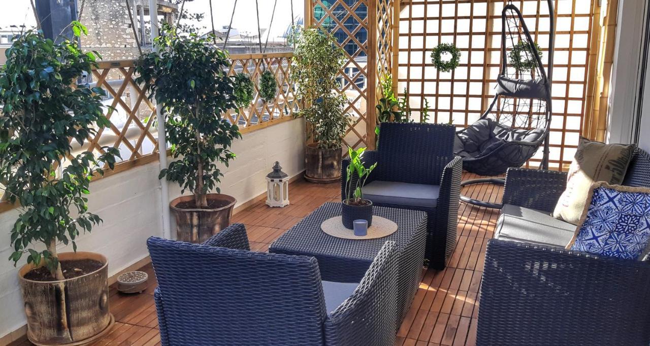 Ρetipe Penthouse Apartment With Spacious Balcony In Heraklion Center Esterno foto